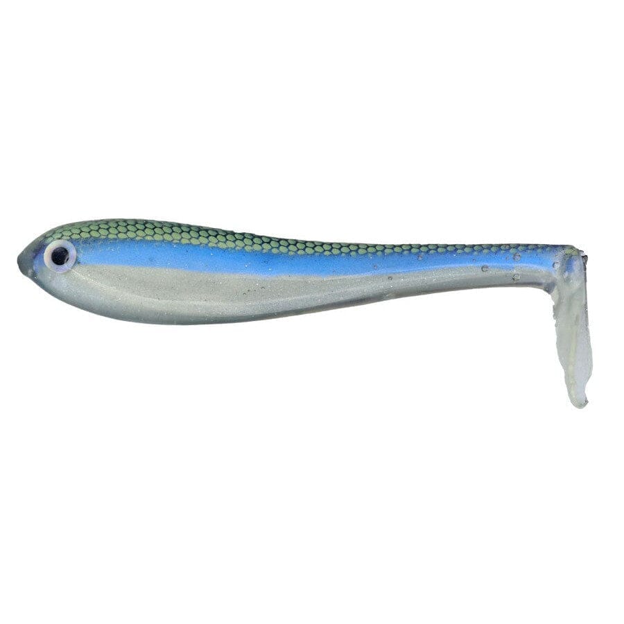 Basstrix Hollow Body Paddle Tail Swimbait Blue Back Herring / 5 inch