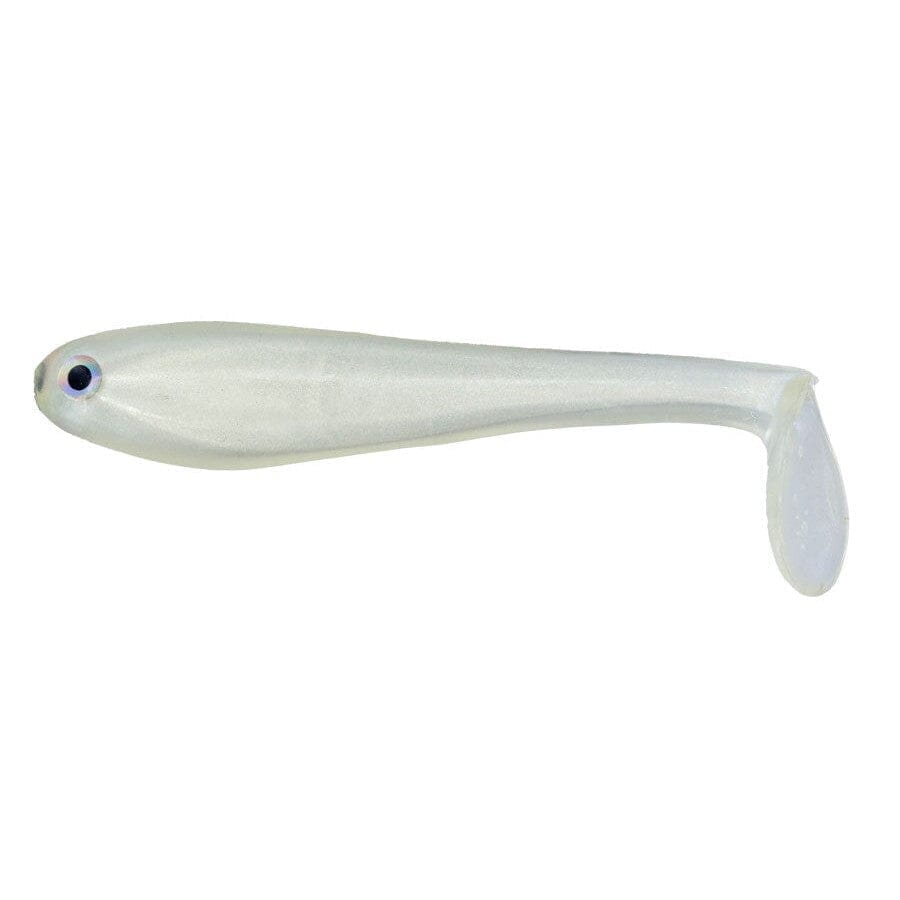 Basstrix Paddle Tail PEARL; 4 in.