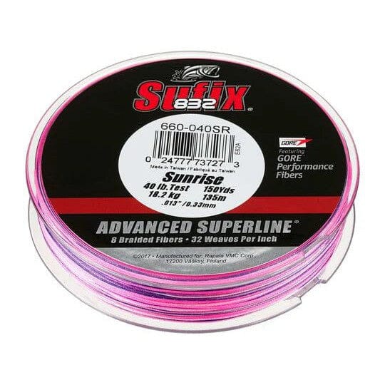 Sufix 832 Performance Braid Pink Camo 150yd