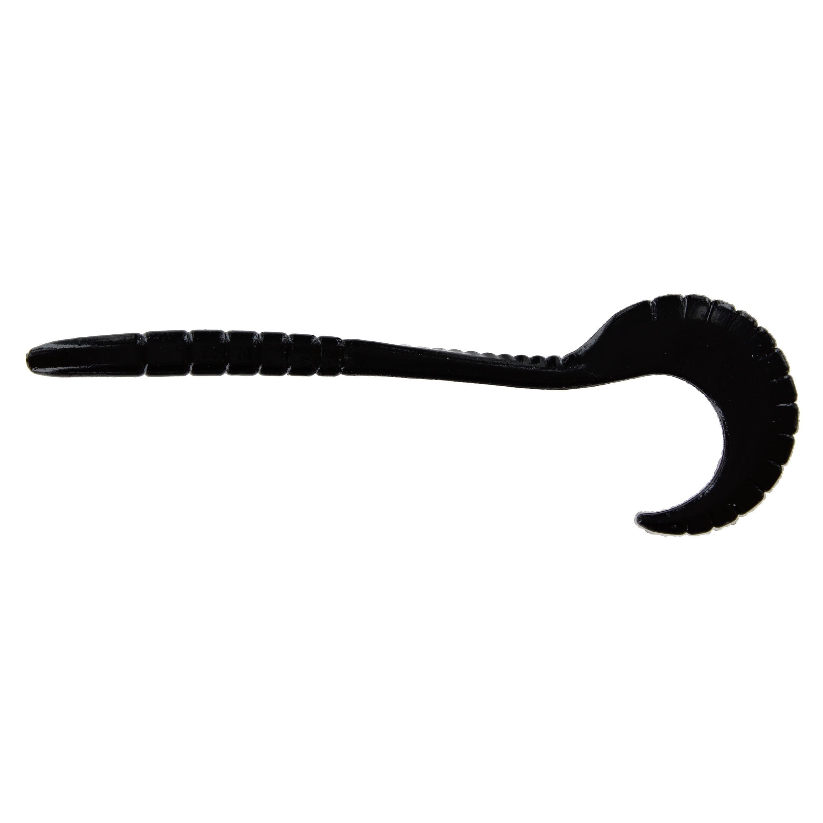  Zoom Bait G Tail Worm Bait-Pack of 10 (Black, 6-Inch) :  Fishing Soft Plastic Lures : Sports & Outdoors