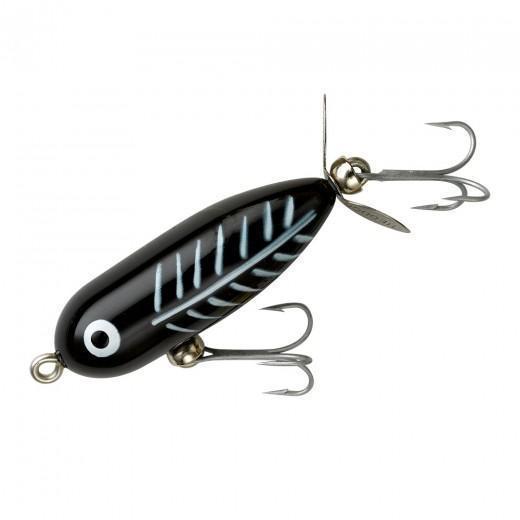 Heddon Tiny Torpedo Black Shore Minnow