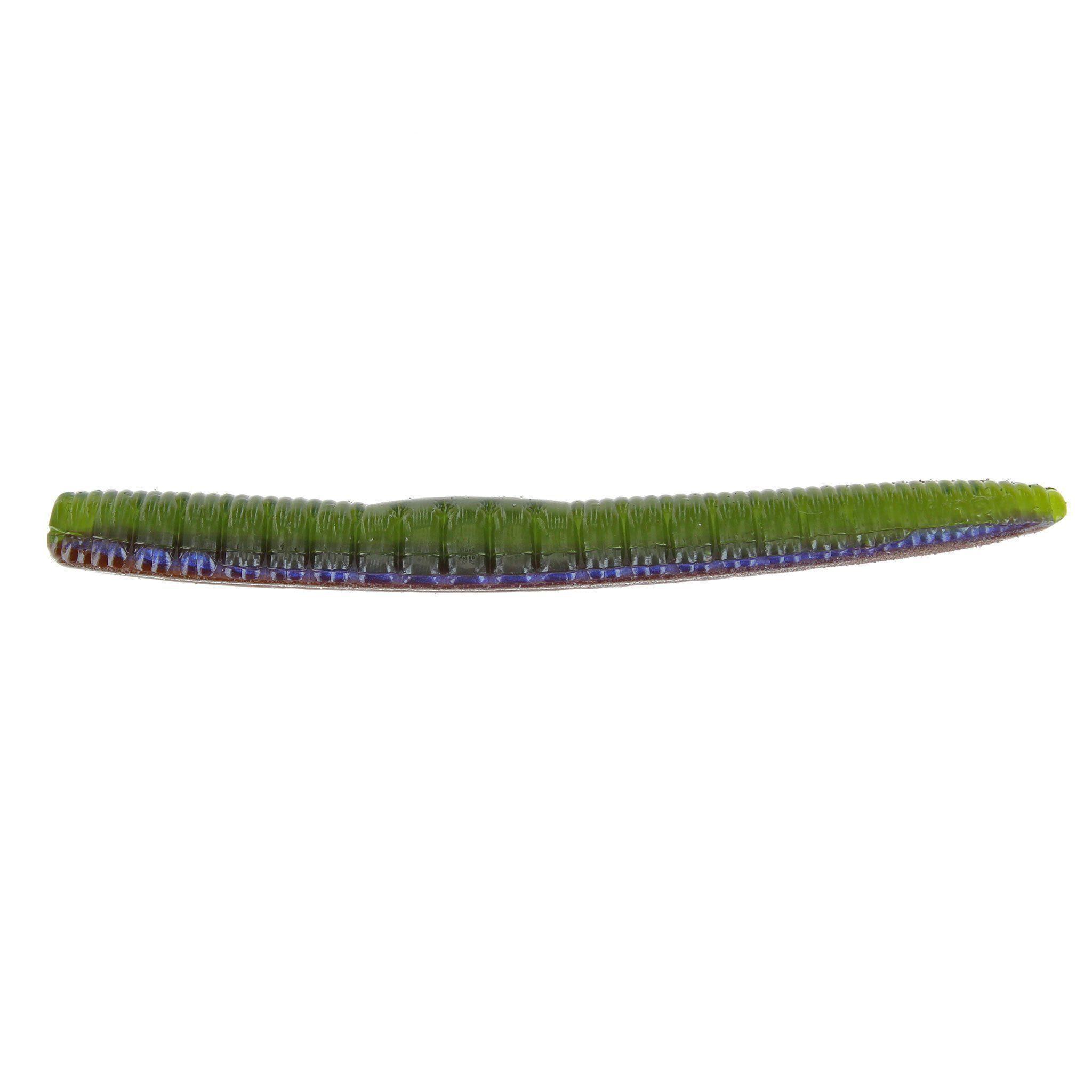Roboworm - Ned Worm WATERMELON RED/BLUE FLAKE / 3