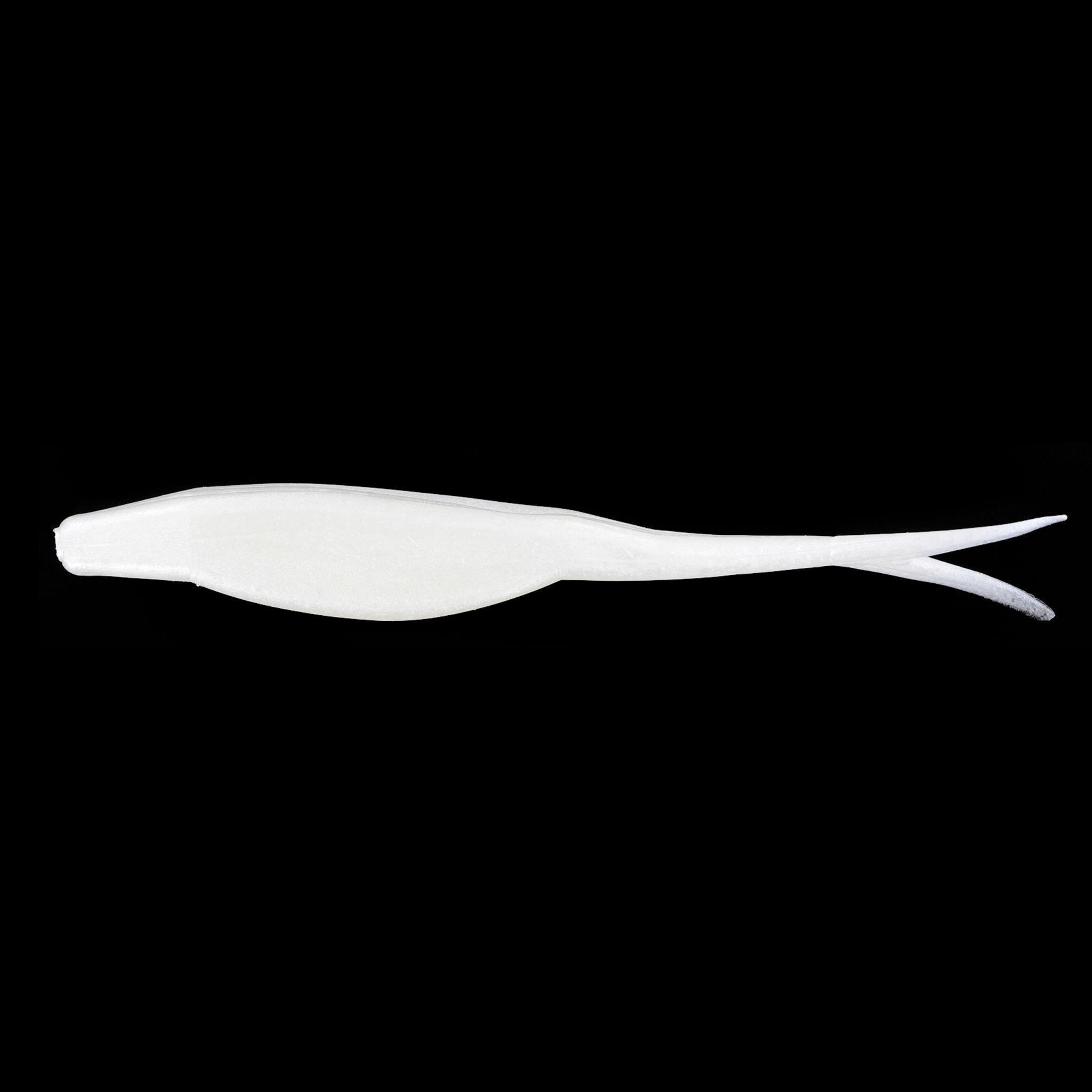 Zoom Super Fluke Jr 4'' White Pearl 10Pk – Hammonds Fishing