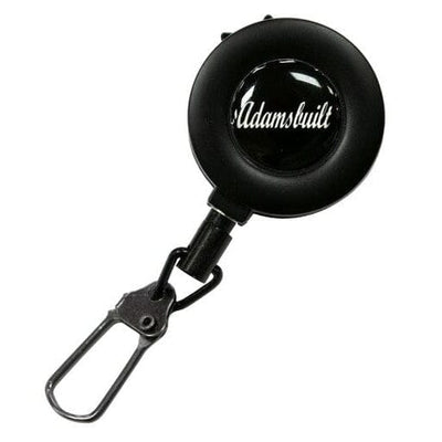 Adamsbuilt Clip on Retractable Reel, Black-Hammonds Fishing