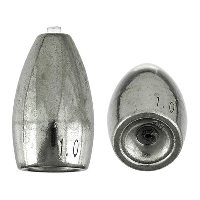 Bullet Weights Bullet Weight Fishing Sinkers - Worm Black 5/16