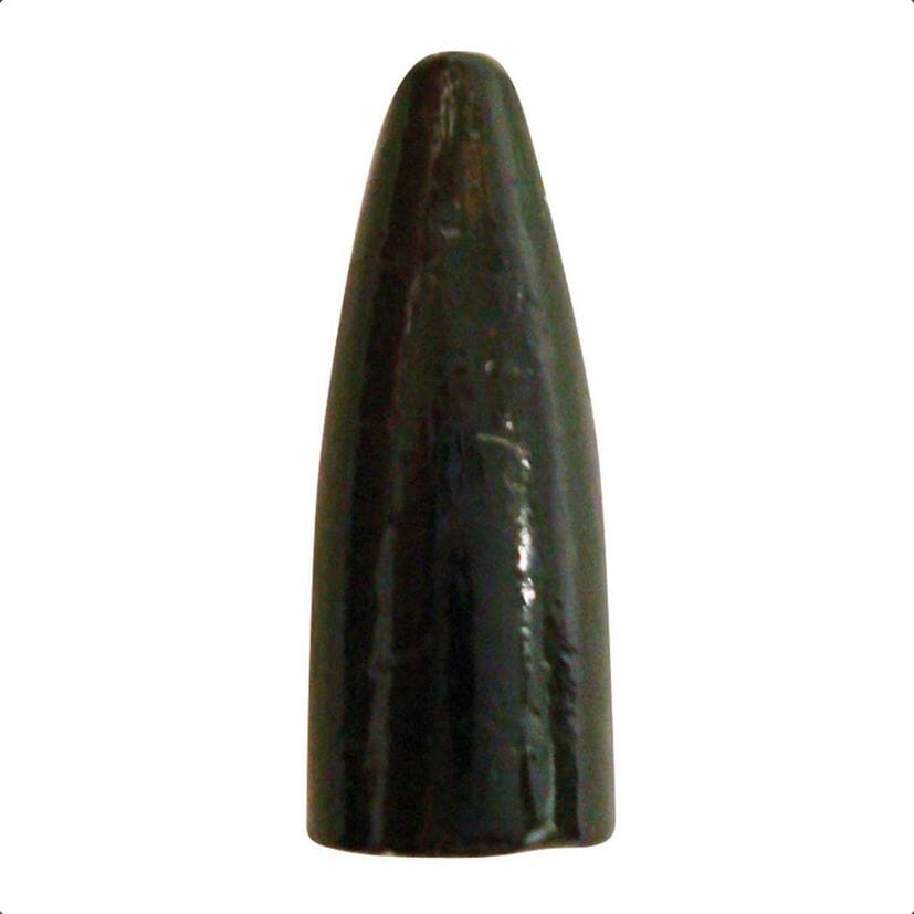 Bullet Weights Painted Black Lead Worm Weight-Hammonds Fishing