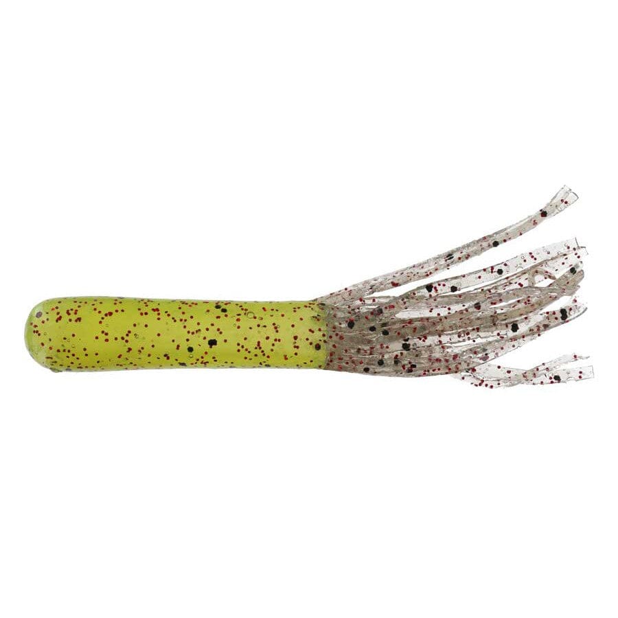 Gitzit Fat Tubes 3.5'' Olive/Smk Red Spkl 10p