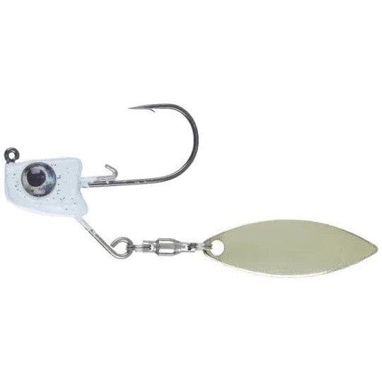 Great Lakes Finesse Sneaky Underspin White Shad Gold-Great Lakes Finesse Sneaky Underspin-Hammonds Fishing