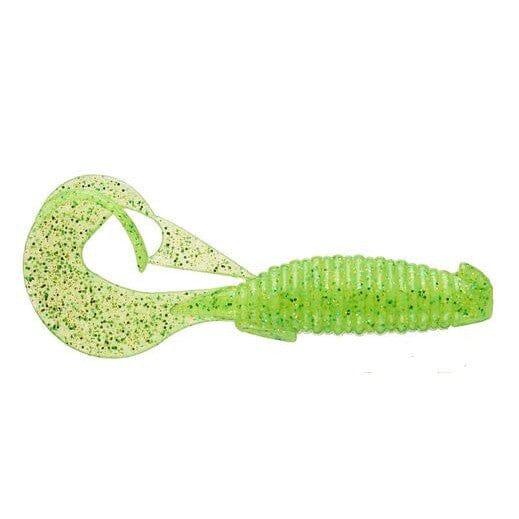 Keitech Flapper Grub 7pk Lime Chartreuse