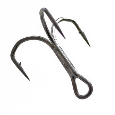 Quantum fishing Claw Treble Hook Grey