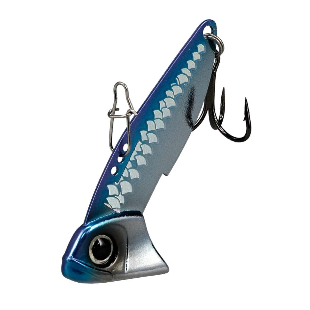 Steel Shad Bottom Blade Pro Blue Flash