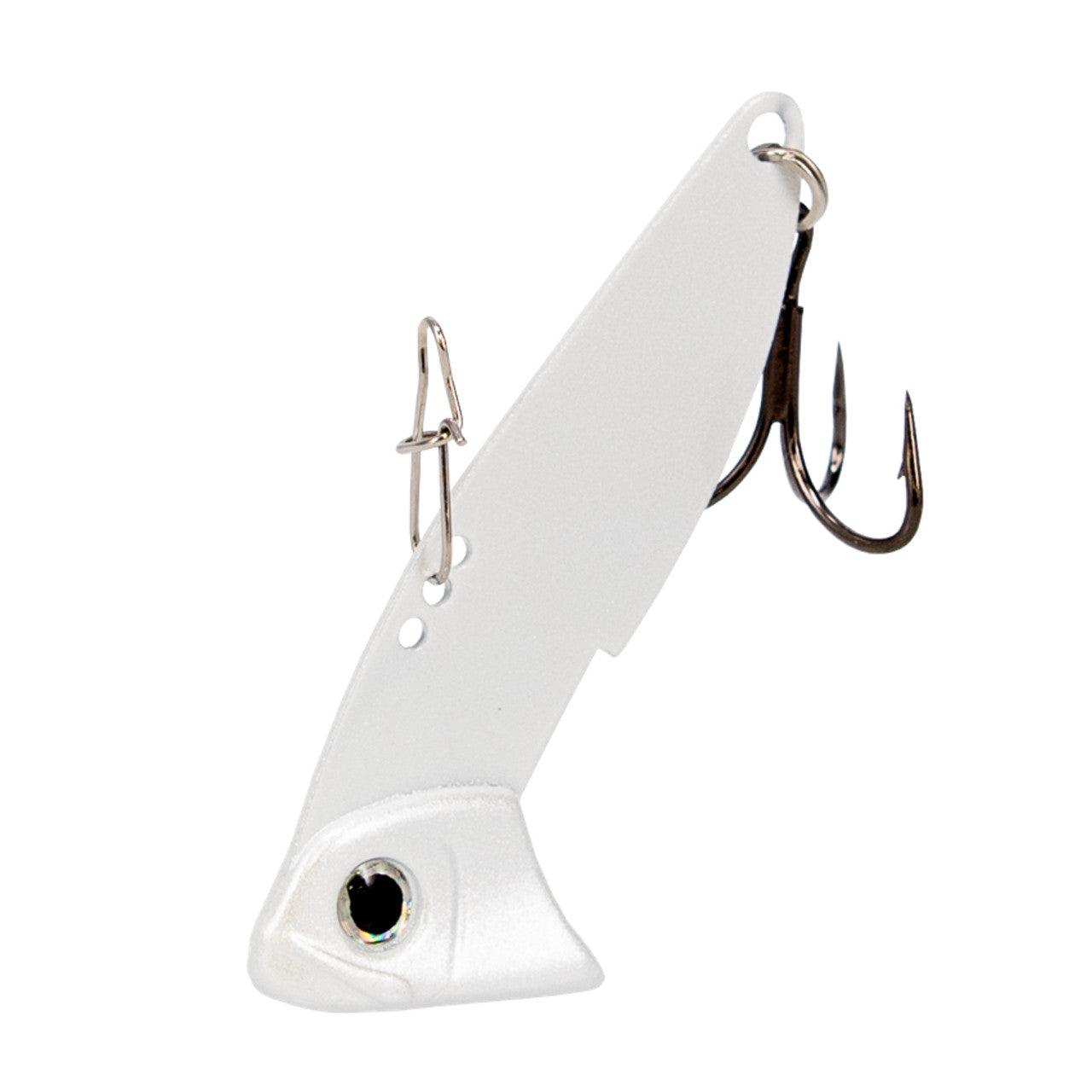 Steel Shad Bottom Blade White