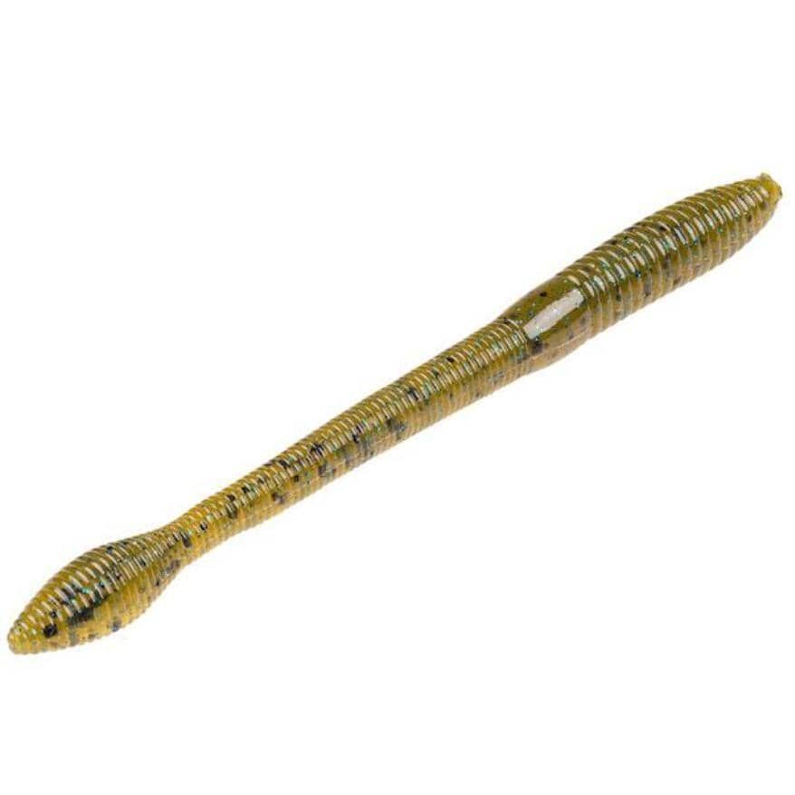 Strike King 5'' Fat Baby Finesse Worm Grn Pumpkin Sapphire 12Pk