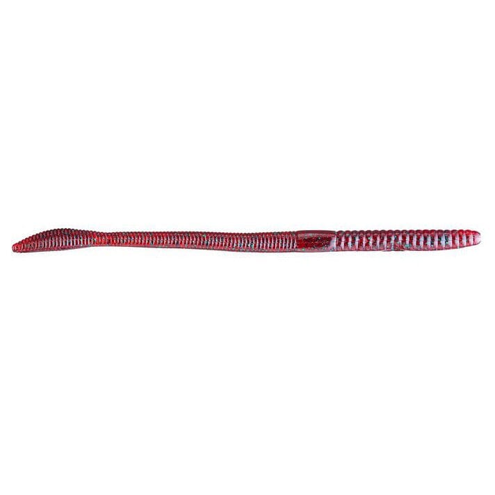 Strike King KVD Perfect Plastic Bullworm 10" Red Bug