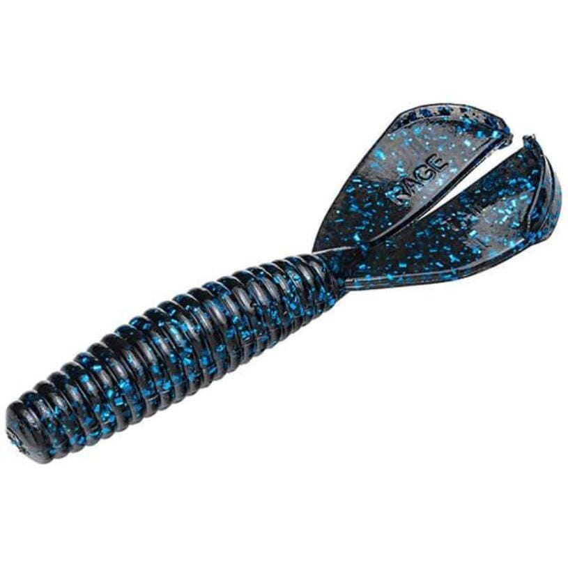 Strike King Rage Baby Menace Black Blue Flake 9Pk