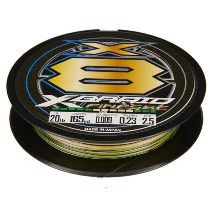 XBraid X8 Finesse Braid Braided Line Multi Color-Hammonds Fishing