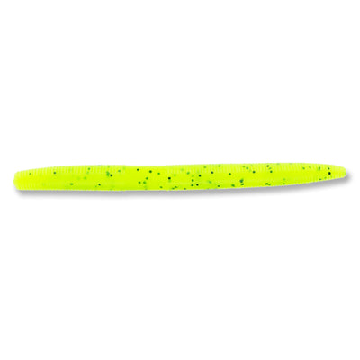 5” 15Ct Watermelon Green W/black & Green Flk senko style worms bass fishing