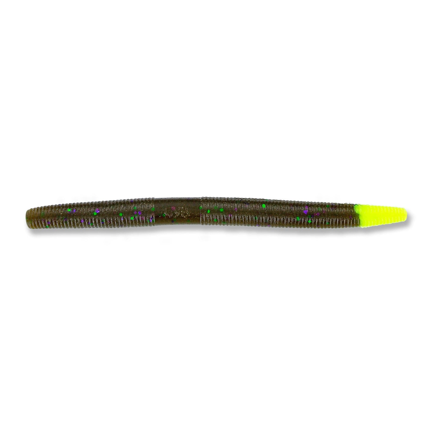 Yamamoto 5'' Senko Core Shot Grn Pumpkin Purple Green/Chartreuse Tail 9-10-913-Yamamoto 5" Senko-Hammonds Fishing