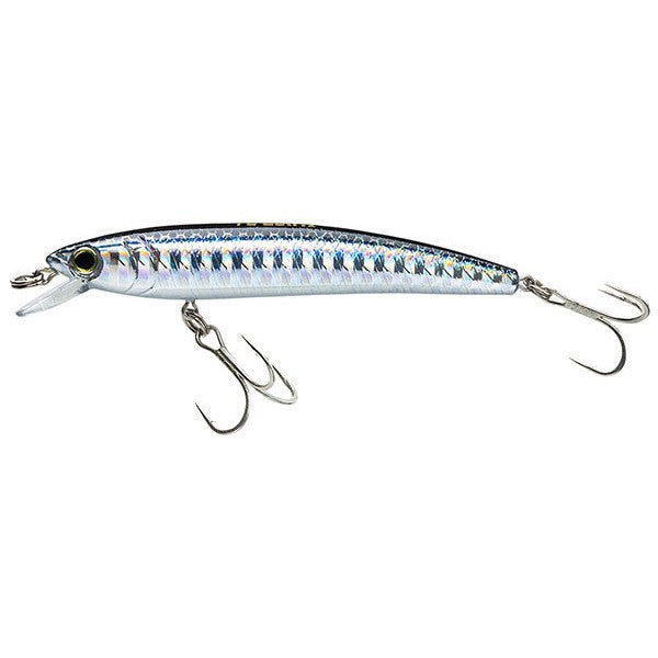 Yo-Zuri Pins Minnow Floating Silver Black-Hammonds Fishing