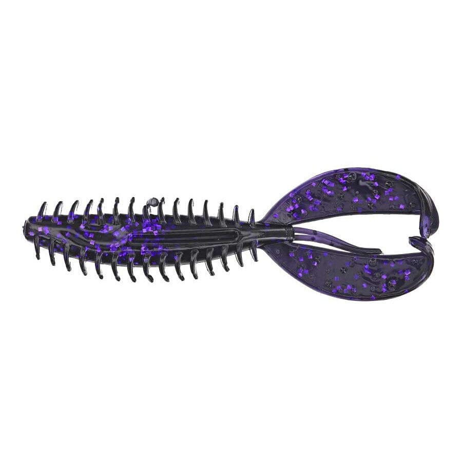 Zoom Z-Craw Jr Black Light 8pk-Zoom Z-Craw-Hammonds Fishing