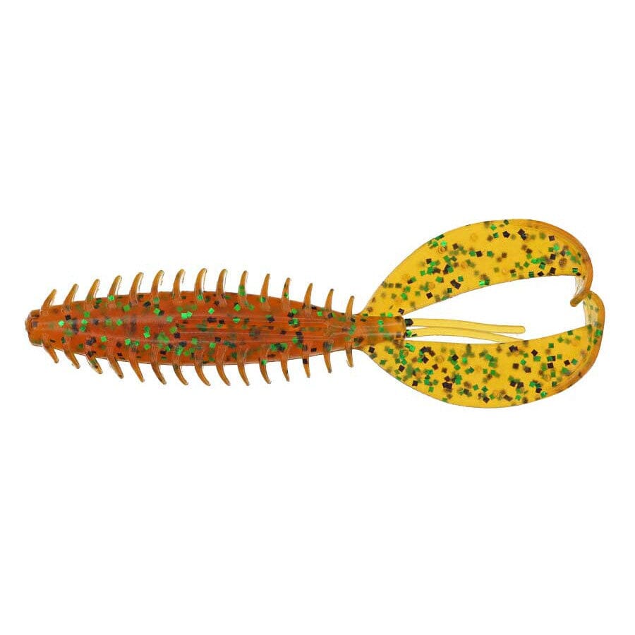 Zoom Z-Craw Jr Rootbeer Pepper Green 8pk-Zoom Z-Craw-Hammonds Fishing