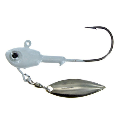 Buckeye Lures Su-Spin Blade Pearl-Buckeye Lures Su-Spin Blade-Hammonds Fishing