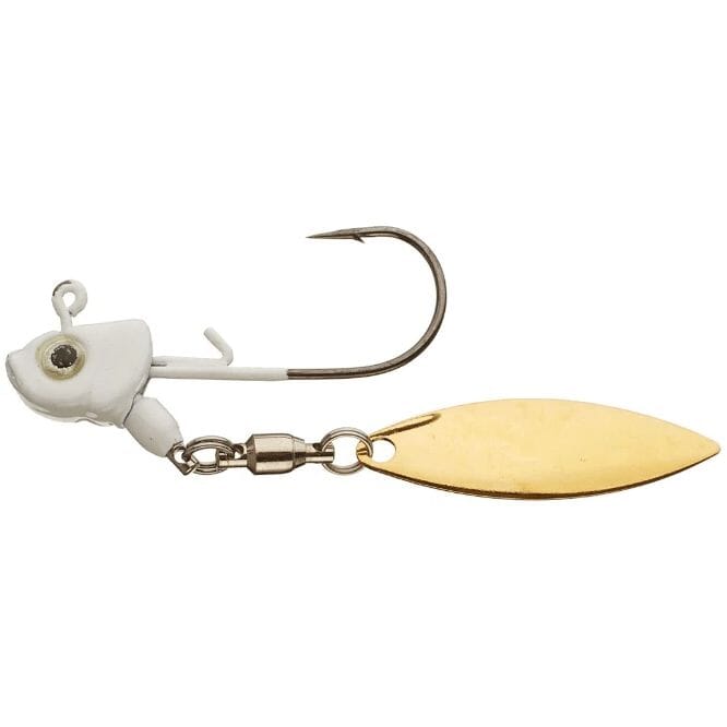 Cool Baits Down Under Snow White With Gold Blade-Cool Baits Down Under-Hammonds Fishing