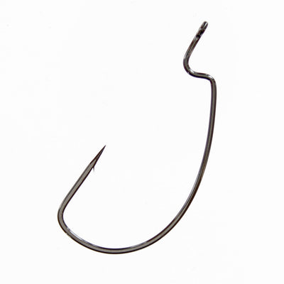 Gamakatsu Deep Throat Wide Gap Hook Black-Gamakatsu Deep Throat Wide Gap Hook Black-Hammonds Fishing