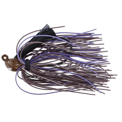 Georgia Jig Brown And Purple Living Rubber 14-Georgia Jig-Hammonds Fishing