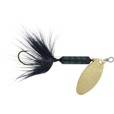 Original Rooster Tail with Single Hook Black Coachdog