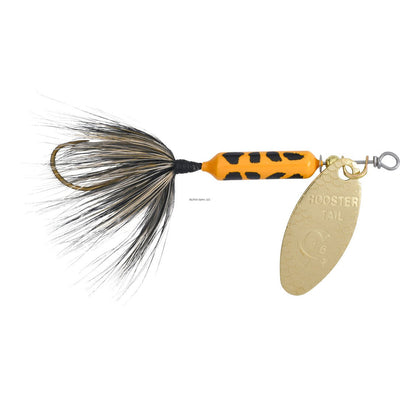 Original Rooster Tail with Single Hook Yellow Coachdog