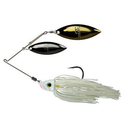 Picasso NiTi Pro Double Willow Spinnerbait White Pearl-Picasso NiTi Pro Double Willow Spinnerbait-Hammonds Fishing