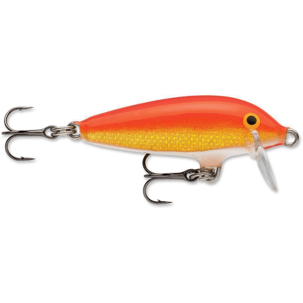 Rapala Original Floater 03 Gold Fluorescent Red-RAPALA ORIGINAL FLOATER 03-Hammonds Fishing