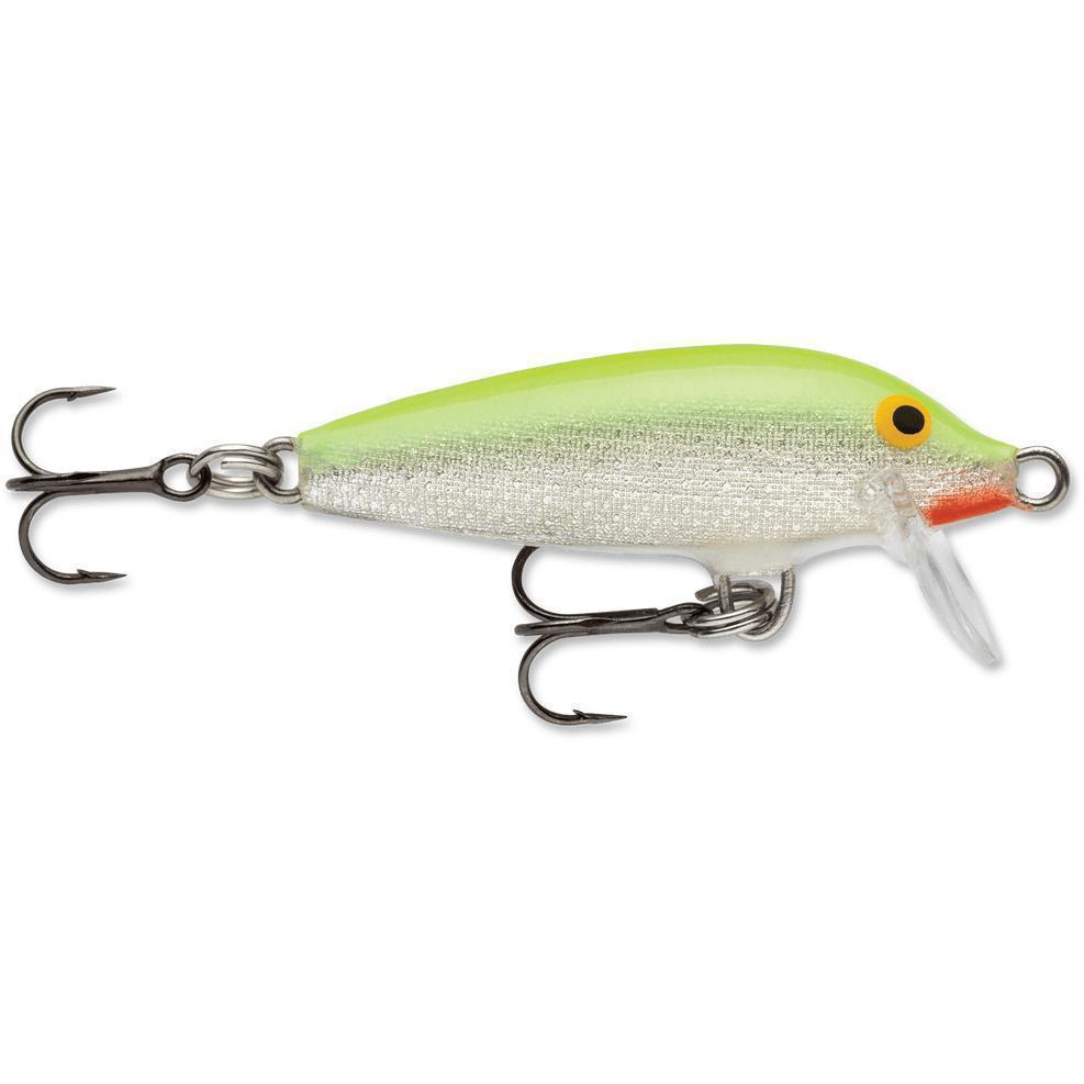 Rapala Original Floater 03 Silver Fluorescent Chartreuse-RAPALA ORIGINAL FLOATER 03-Hammonds Fishing