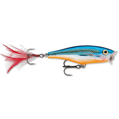 Rapala Skitter Pop 05 Silver Blue-RAPALA SKITTER POP-Hammonds Fishing