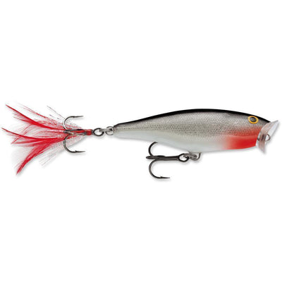 Rapala Skitter Pop 09 Silver-RAPALA SKITTER POP-Hammonds Fishing