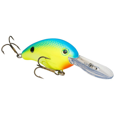 Strike King Pro-Model 4 Powder Blue Back Chartreuse-Strike King Pro-Model 4-Hammonds Fishing