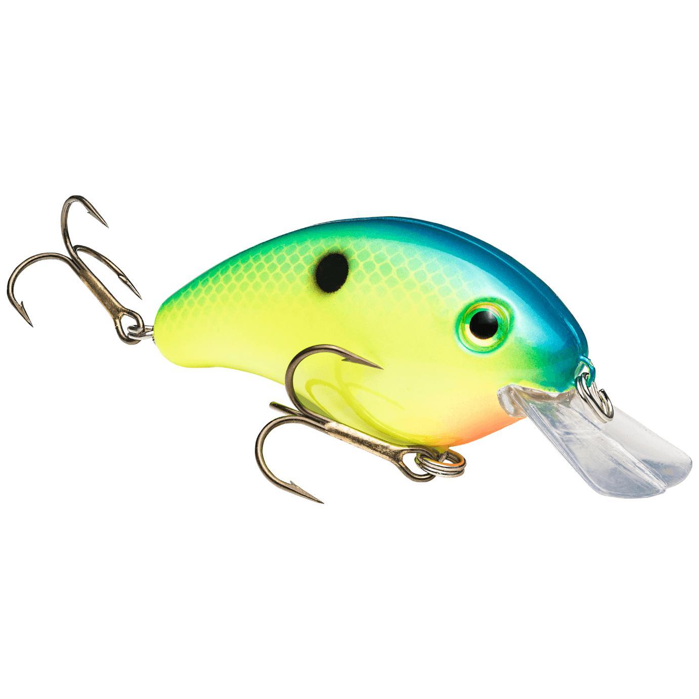 Strike King Pro-Model 4S Blue Back Chartreuse