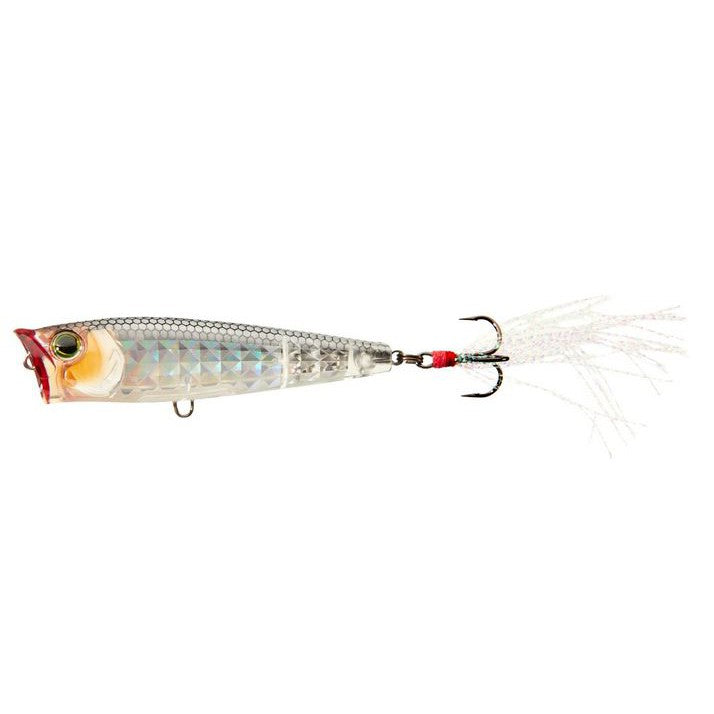 Yo-Zuri 3DR-X Series Popper Pearl Ghost Shad