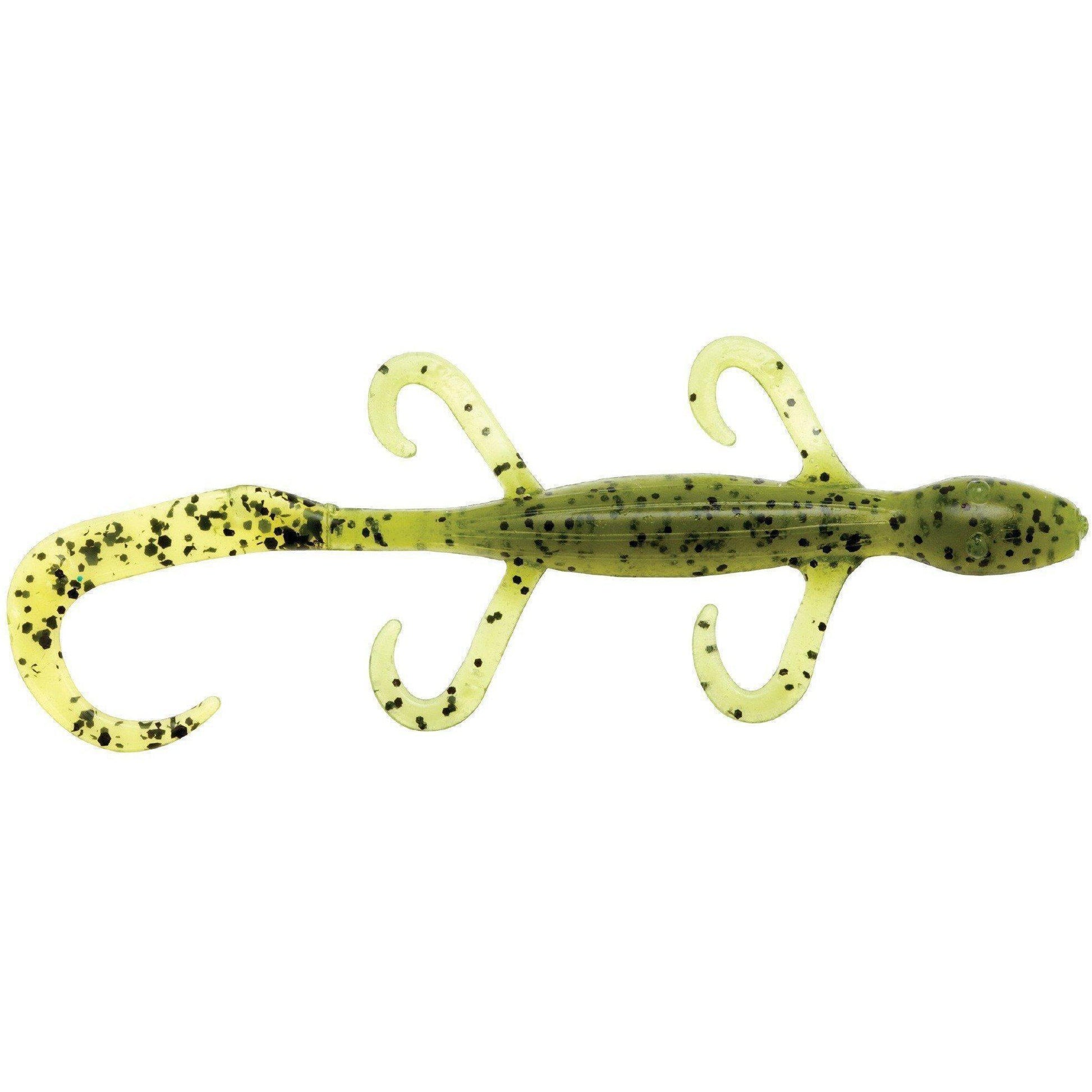 Z Man Lizardz 6" Watermelon/Chartreuse Tail 6 Pack