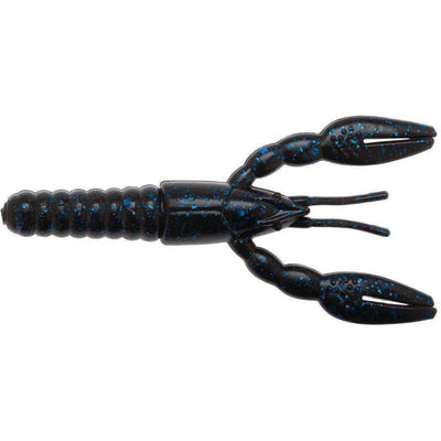 Z Man Punch Crawz 4" Black Blue Flake 6 Pack-Z MAN PUNCH CRAWZ 4"-Hammonds Fishing