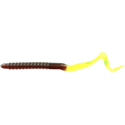 Zoom U-Tale 6'' Motoroil/Chartreuse 20Pk-Zoom U Tail-Hammonds Fishing